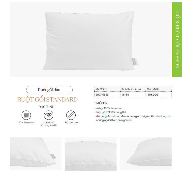 Ruột gối standard