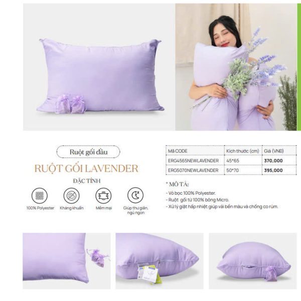 Ruột gối lavender
